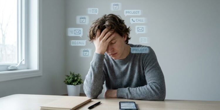 Por que você se sente sobrecarregado mesmo quando não tem tanta coisa para fazer