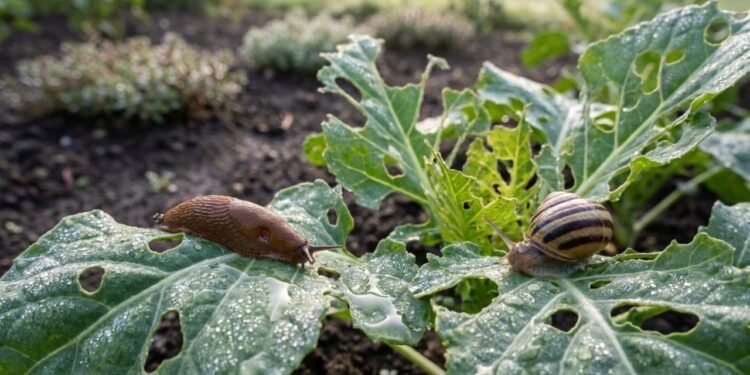Lesmas e caracóis nas plantas podem ser controlados com cuidados simples no jardim