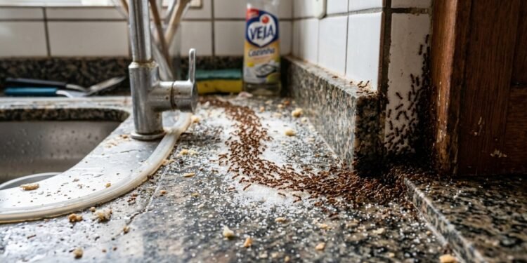 Como acabar com formigas doceiras sem piorar a infestação dentro de casa