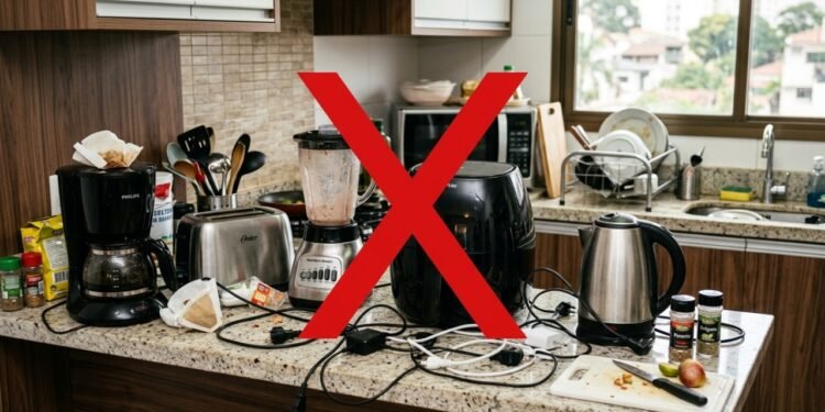 Adeus aos eletrodomésticos na bancada: os novos móveis que otimizam o espaço e já são tendência