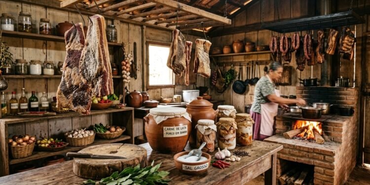 O jeito antigo de conservar carne ainda impressiona pela inteligência e pela eficiência