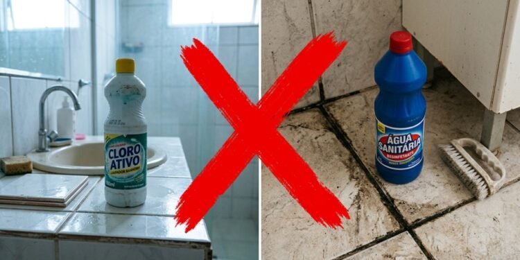 Nem cloro nem água sanitária: o segredo para branquear o rejunte do banheiro de forma fácil e rápida