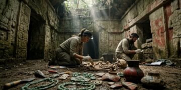 Arqueólogos encontram tumba real maia e revelam detalhes surpreendentes da antiga civilização