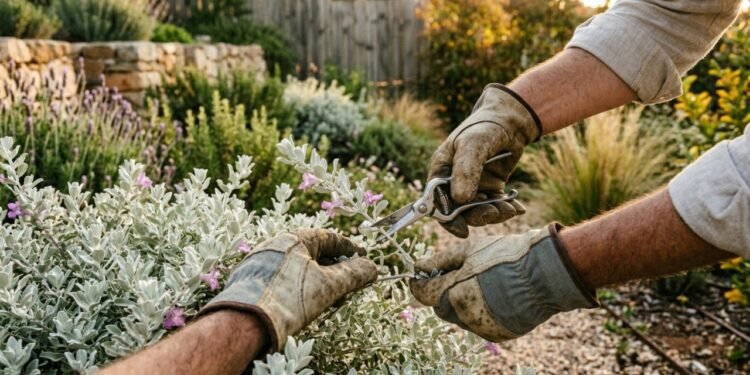 Estes cuidados essenciais garantem que o arbusto de folhas prateadas floresça várias vezes ao ano