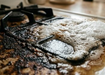Misturinha com vinagre e bicarbonato de sódio: o truque simples que limpa gordura pesada sem esforço