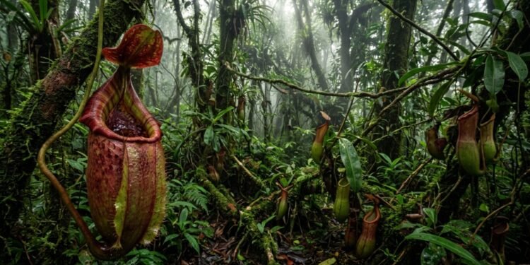 O achado fascinante nas montanhas das Filipinas revela plantas capazes de comer animais