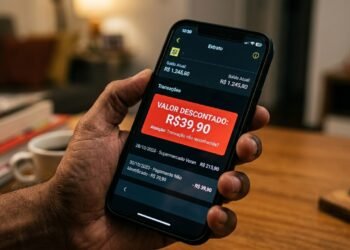 Aposentada de 66 anos confere o extrato e leva um susto com desconto de R$ 39,90 todo mês