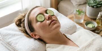 Mito de cinema? A ciência por trás do pepino nos olhos que reduz o inchaço matinal