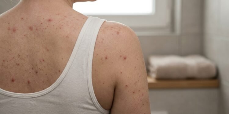 Chega desconforto com seu corpo, como tratar a acne corporal e usar roupas decotadas nas costas