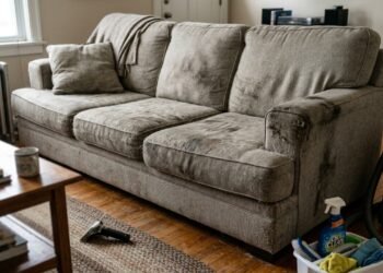 Nem panos nem alvejante, a tecnologia que limpa seu sofá e acaba com as alergias