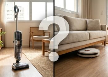Aspirador vertical ou robô: qual escolher para facilitar a limpeza da casa e ganhar mais tempo na rotina