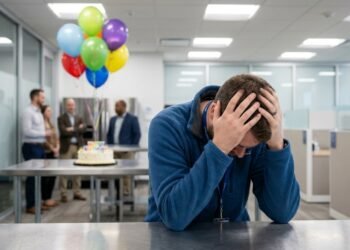 Ele teve um ataque de pânico em sua festa de aniversário surpresa, foi demitido e ganhou 450 mil