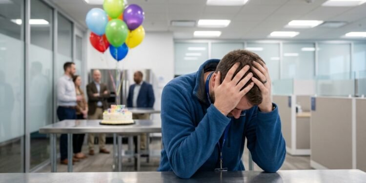 Ele teve um ataque de pânico em sua festa de aniversário surpresa, foi demitido e ganhou 450 mil