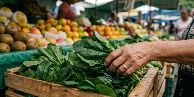 O detalhe na feira que garante folhas firmes e ricas em nutrientes para o seu jantar leve