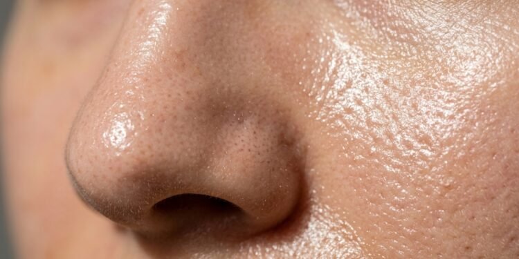 Estes 4 passos simples garantem que a pele oleosa permaneça sequinha e com viço saudável durante o trabalho