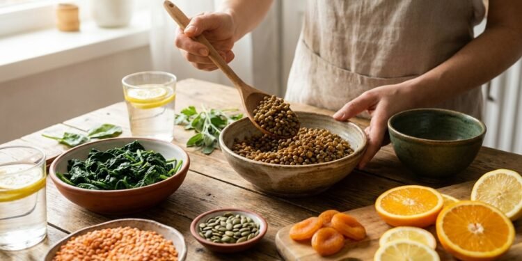 O que comer para melhorar o ferro no sangue e evitar fraqueza diária