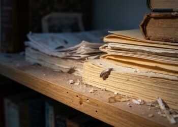 Traça de livro e peixinho-prateado podem estar destruindo papéis sem você perceber
