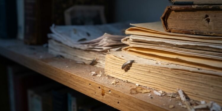 Traça de livro e peixinho-prateado podem estar destruindo papéis sem você perceber