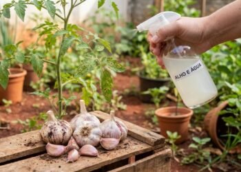 Essa solução com alho chamou atenção por proteger plantas de um jeito simples e natural