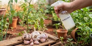 Essa solução com alho chamou atenção por proteger plantas de um jeito simples e natural