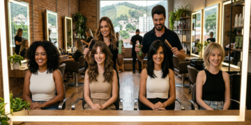 O corte médio feminino combina com todos os tipos de cabelo