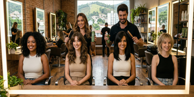 O corte médio feminino combina com todos os tipos de cabelo