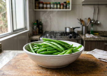 O melhor jeito de cozinhar vagens rápido e sem err