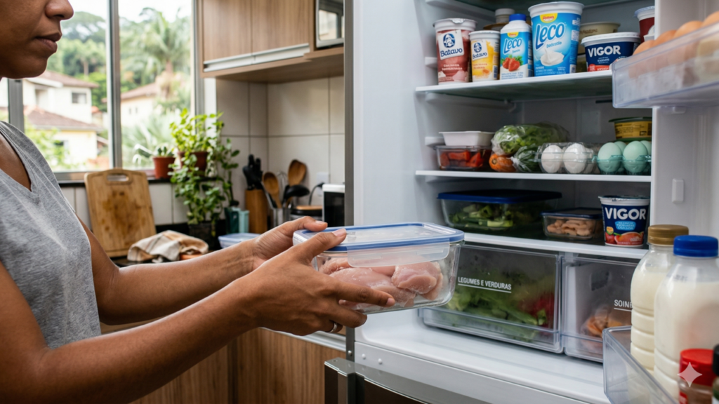 Descongelar frango do jeito certo evita riscos na cozinha