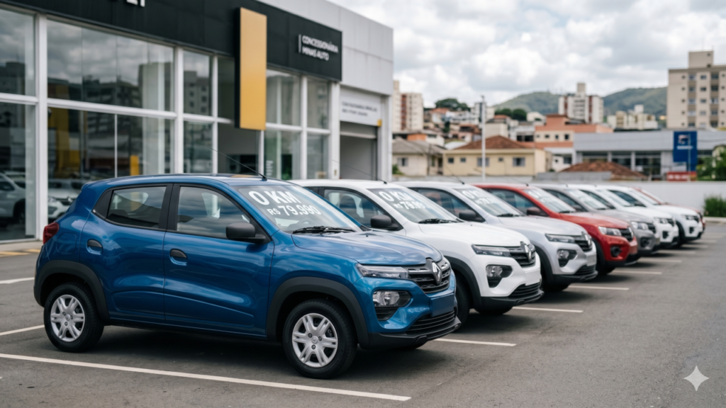 O carro 0 km mais barato do Brasil surpreende