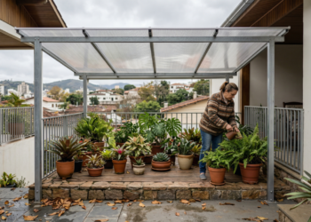 Proteja suas plantas no outono sem gastar muito