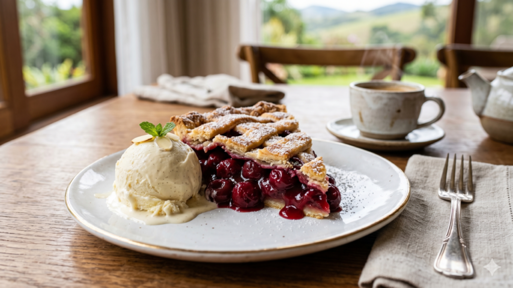 Torta de cereja é a melhor sobremesa para ocasiões especiais