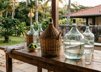 Quase ninguém usa garrafão assim na decoração