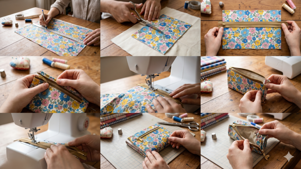 Como fazer carteira de tecido fácil em casa