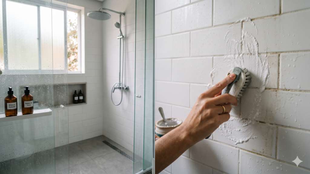 Melhor mistura para limpar rejunte escuro