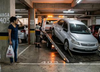 Guinchar carro em vaga de garagem pode dar problema legal