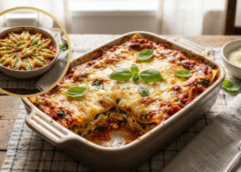 Conchiglioni recheado com ricota é o prato mais aconchegante