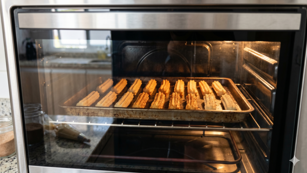 Ninguém acredita nesses churros sem fritura