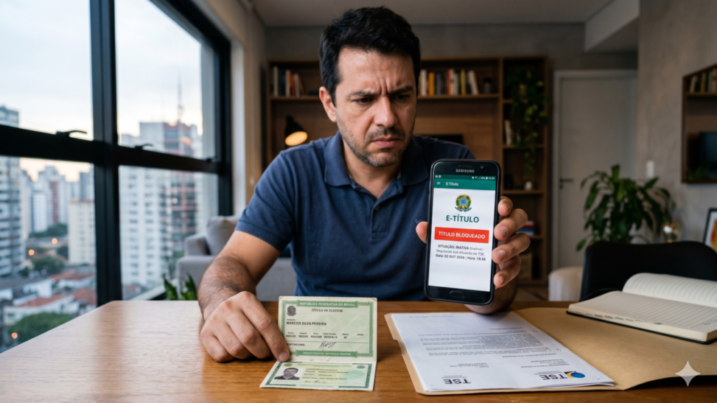 Título de eleitor bloqueado pode travar sua vida