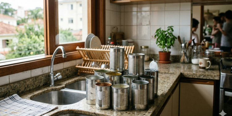 Transforme latas em vasos e crie um jardim barato em casa