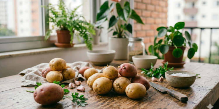 Descascar batata em segundos