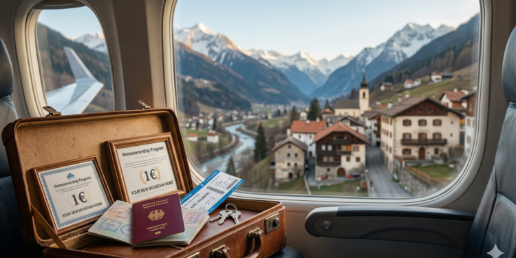 Essa cidade europeia oferece casas por quase zero