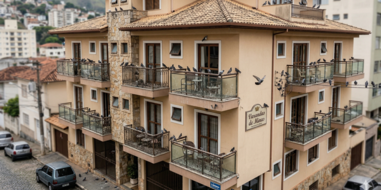 .O problema com pombos em apartamentos exige atenção