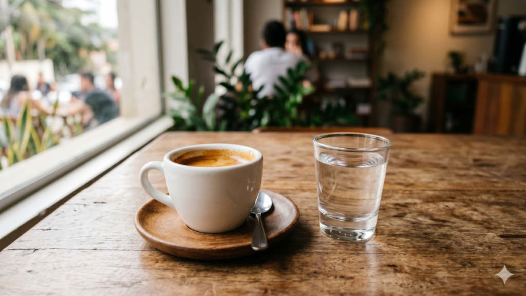 Por que café com água melhora o sabor da bebida