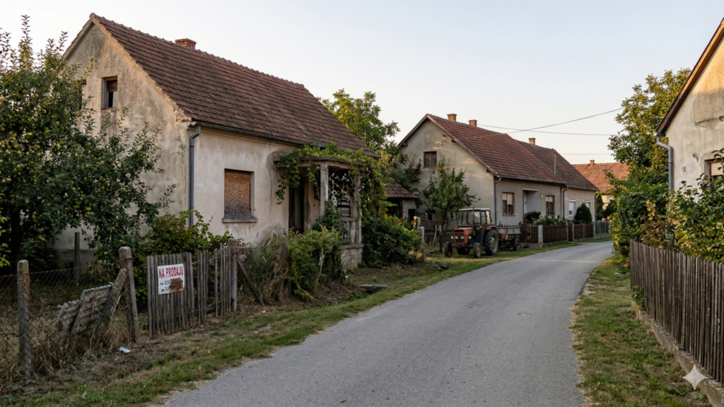 Essa cidade europeia oferece casas por quase zero
