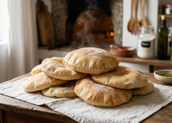 O melhor pão pita caseiro para facilitar suas refeições