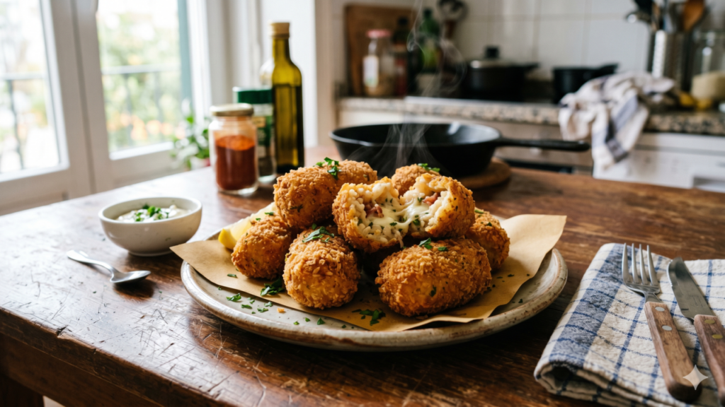 Croquete de arroz é a melhor forma de reaproveitar sobras