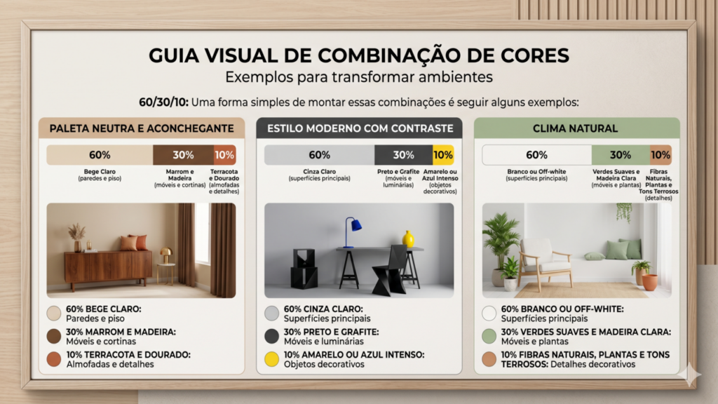 A regra 60 30 10 que transforma qualquer ambiente