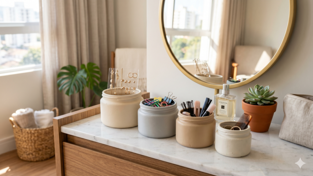 O truque simples com potes vazios que arruma a casa