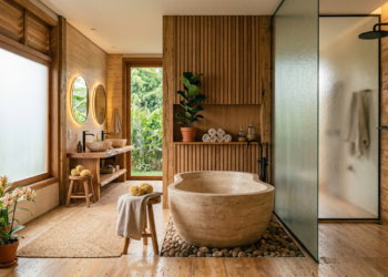 Seu banheiro pode virar um refúgio com essa escolha