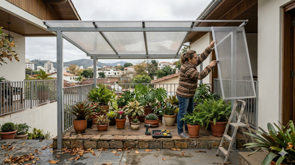 Proteja suas plantas no outono sem gastar muito